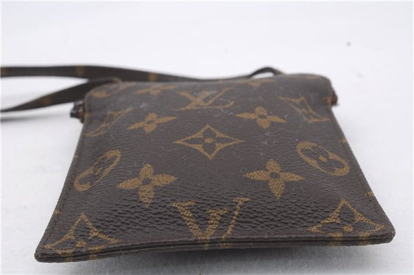Auth Louis Vuitton Monogram Pochette Secret Shoulder Bag Pouch M45484 LV 4981D