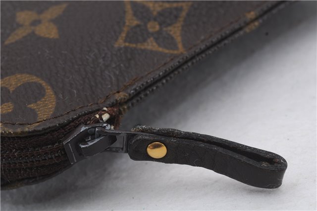 Auth Louis Vuitton Monogram Pochette Secret Shoulder Bag Pouch M45484 LV 4981D