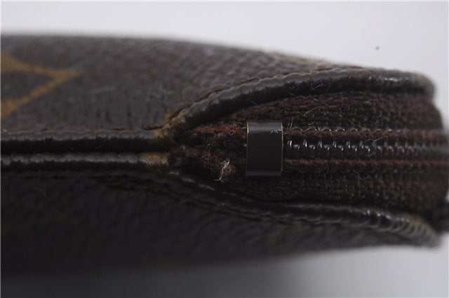 Auth Louis Vuitton Monogram Pochette Secret Shoulder Bag Pouch M45484 LV 4981D