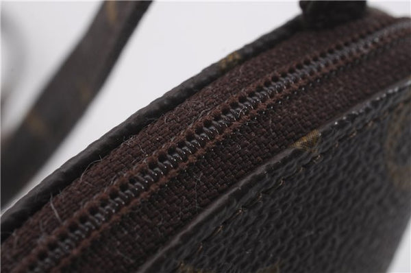 Auth Louis Vuitton Monogram Pochette Secret Shoulder Bag Pouch M45484 LV 4981D