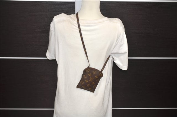 Auth Louis Vuitton Monogram Pochette Secret Shoulder Bag Pouch M45484 LV 4981D