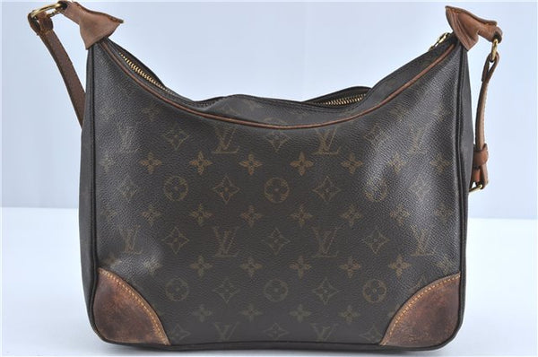 Authentic Louis Vuitton Monogram Boulogne 30 Shoulder Cross Bag M52165 LV 4982B