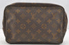 Auth Louis Vuitton Monogram Trousse Toilette 23 Clutch Bag M47524 Junk 4985I