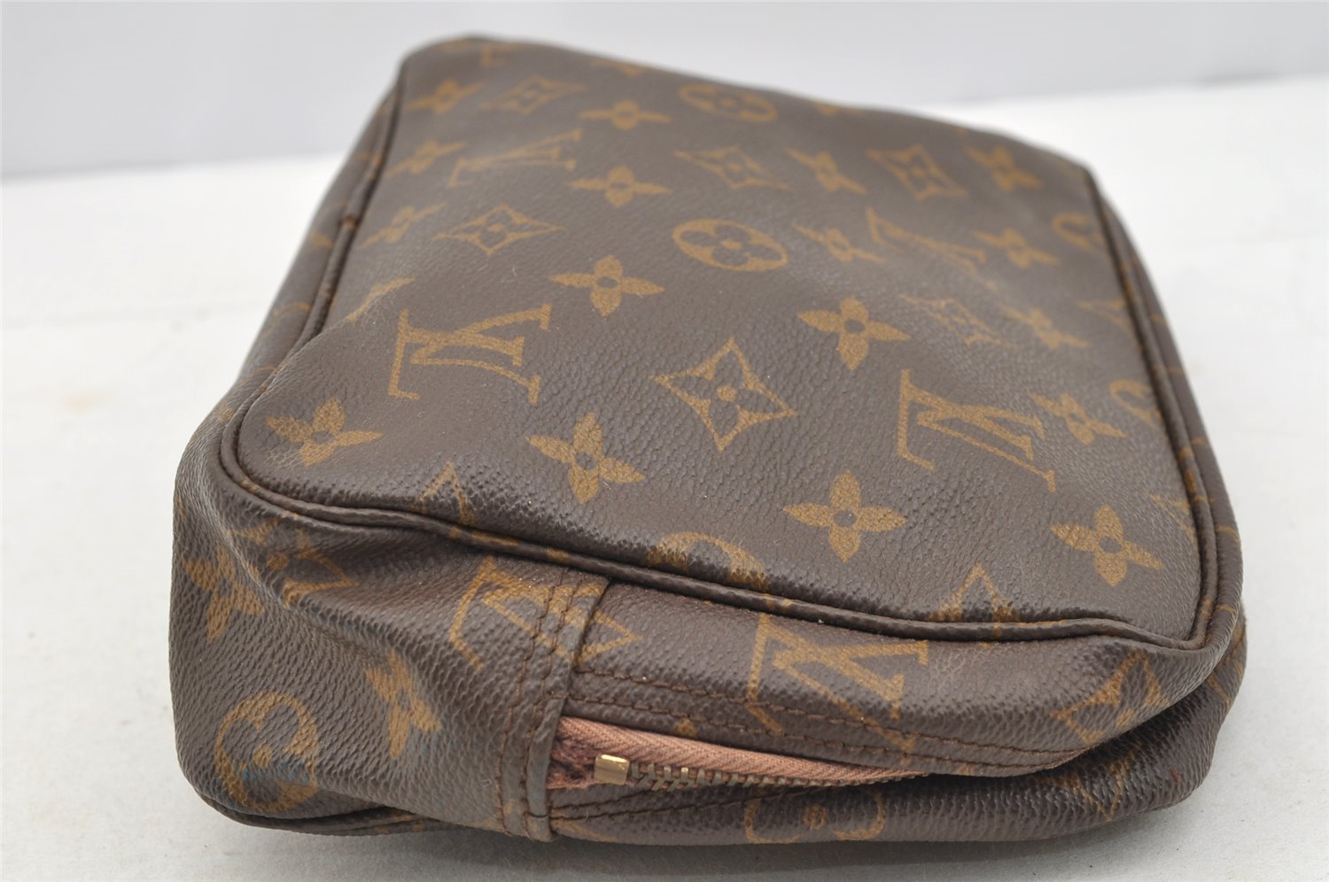 Auth Louis Vuitton Monogram Trousse Toilette 23 Clutch Bag M47524 Junk 4985I