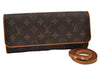 Authentic Louis Vuitton Monogram Pochette Twin GM Shoulder Bag M51852 LV 4986F