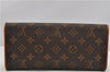 Authentic Louis Vuitton Monogram Pochette Twin GM Shoulder Bag M51852 LV 4986F