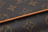 Authentic Louis Vuitton Monogram Pochette Twin GM Shoulder Bag M51852 LV 4986F