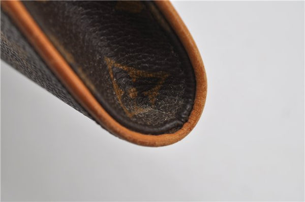 Authentic Louis Vuitton Monogram Pochette Twin GM Shoulder Bag M51852 LV 4986F