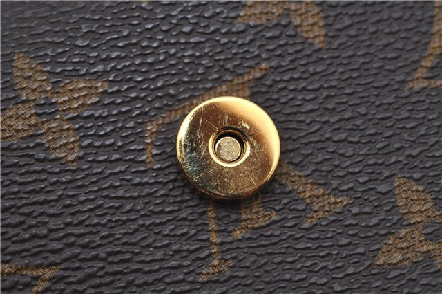 Authentic Louis Vuitton Monogram Pochette Twin GM Shoulder Bag M51852 LV 4986F