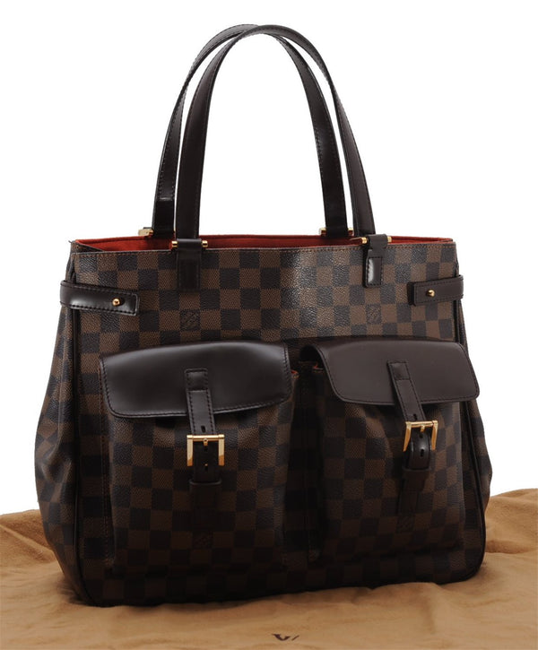 Authentic Louis Vuitton Damier Uzes Shoulder Tote Bag Purse N51128 LV 4987F