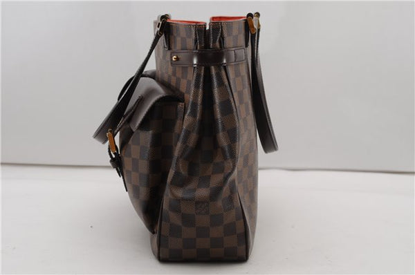 Authentic Louis Vuitton Damier Uzes Shoulder Tote Bag Purse N51128 LV 4987F