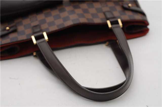 Authentic Louis Vuitton Damier Uzes Shoulder Tote Bag Purse N51128 LV 4987F