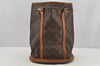 Authentic Louis Vuitton Monogram Bucket GM Shoulder Tote Bag M42236 Junk 4988I