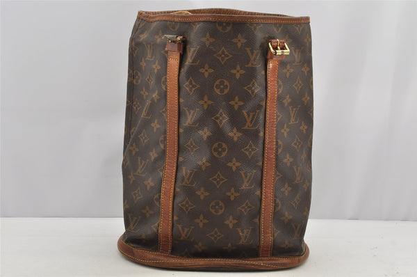 Authentic Louis Vuitton Monogram Bucket GM Shoulder Tote Bag M42236 Junk 4988I