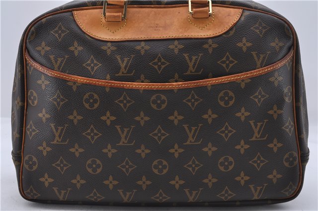 Authentic Louis Vuitton Monogram Deauville Hand Bag Purse M47270 LV 4989D