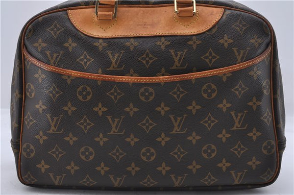 Authentic Louis Vuitton Monogram Deauville Hand Bag Purse M47270 LV 4989D