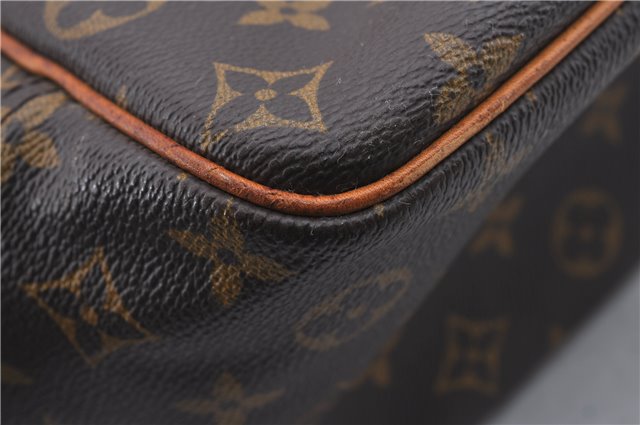 Authentic Louis Vuitton Monogram Deauville Hand Bag Purse M47270 LV 4989D