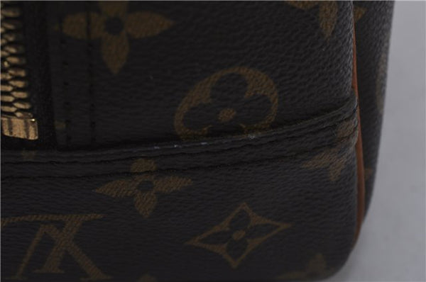 Authentic Louis Vuitton Monogram Deauville Hand Bag Purse M47270 LV 4989D