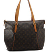 Authentic Louis Vuitton Monogram Totally MM Shoulder Tote Bag M41015 LV 4989F