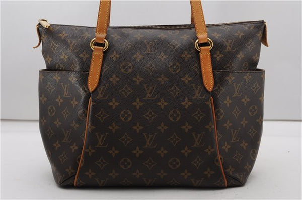 Authentic Louis Vuitton Monogram Totally MM Shoulder Tote Bag M41015 LV 4989F