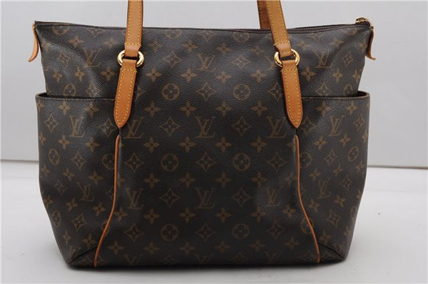 Authentic Louis Vuitton Monogram Totally MM Shoulder Tote Bag M41015 LV 4989F