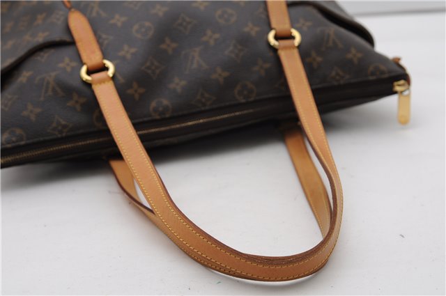 Authentic Louis Vuitton Monogram Totally MM Shoulder Tote Bag M41015 LV 4989F