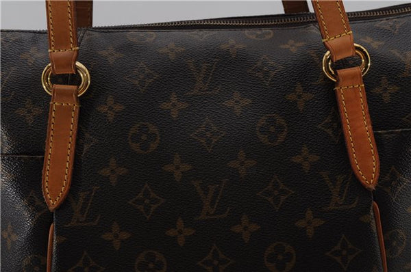 Authentic Louis Vuitton Monogram Totally MM Shoulder Tote Bag M41015 LV 4989F