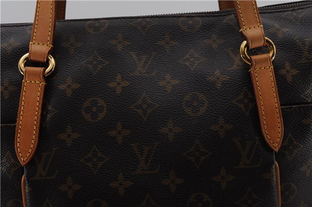 Authentic Louis Vuitton Monogram Totally MM Shoulder Tote Bag M41015 LV 4989F