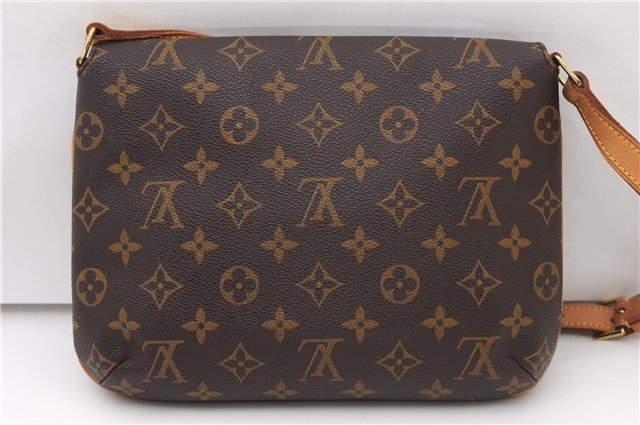 Authentic Louis Vuitton Monogram Musette Tango Shoulder Bag M51257 LV 4990F