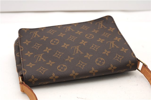 Authentic Louis Vuitton Monogram Musette Tango Shoulder Bag M51257 LV 4990F