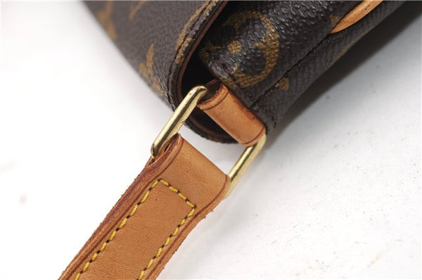 Authentic Louis Vuitton Monogram Musette Tango Shoulder Bag M51257 LV 4990F