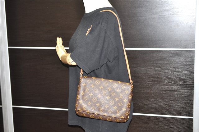 Authentic Louis Vuitton Monogram Musette Tango Shoulder Bag M51257 LV 4990F