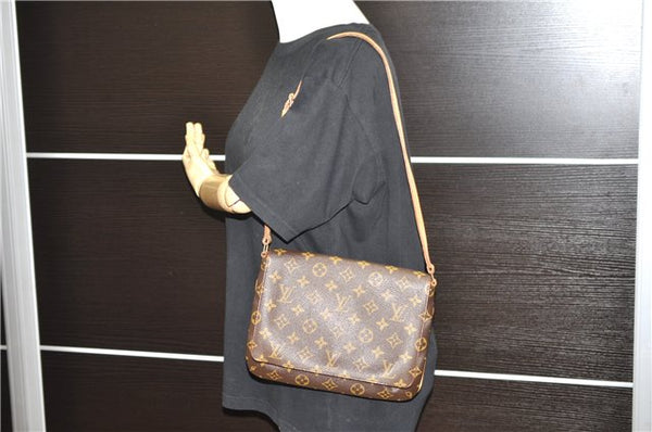 Authentic Louis Vuitton Monogram Musette Tango Shoulder Bag M51257 LV 4990F