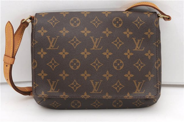 Authentic Louis Vuitton Monogram Musette Tango Shoulder Bag M51257 LV 4991F