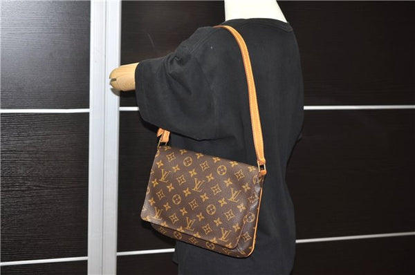 Authentic Louis Vuitton Monogram Musette Tango Shoulder Bag M51257 LV 4991F