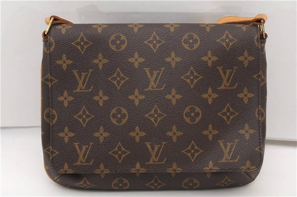 Authentic Louis Vuitton Monogram Musette Tango Shoulder Bag M51257 LV 4992F