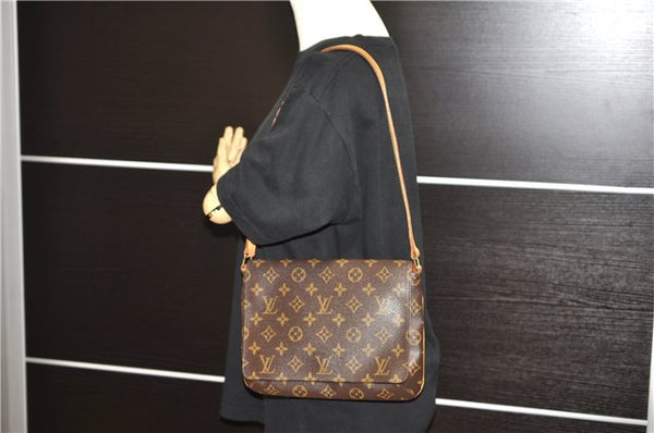 Authentic Louis Vuitton Monogram Musette Tango Shoulder Bag M51257 LV 4992F
