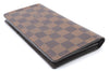 Authentic LOUIS VUITTON Damier Portefeuille Brazza Wallet N60017 LV 4993C