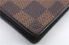 Authentic LOUIS VUITTON Damier Portefeuille Brazza Wallet N60017 LV 4993C