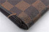 Authentic LOUIS VUITTON Damier Portefeuille Brazza Wallet N60017 LV 4993C