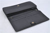 Authentic GUCCI Guccissima Leather Long Wallet Purse 170426 Black 4995D