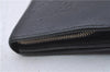 Authentic GUCCI Guccissima Leather Long Wallet Purse 170426 Black 4995D