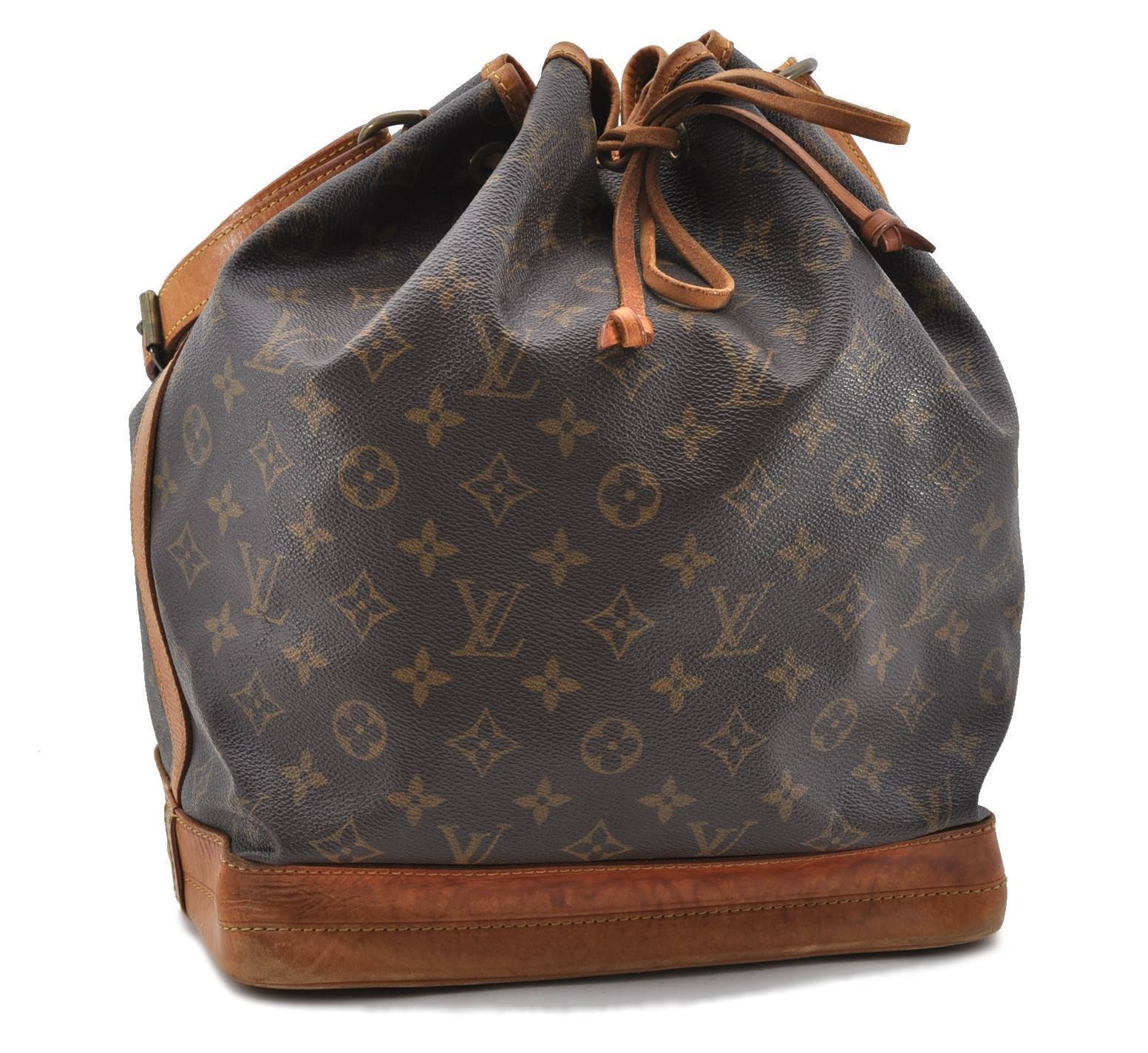 Authentic LOUIS VUITTON Monogram Noe Shoulder Bag M42224 LV 4996B