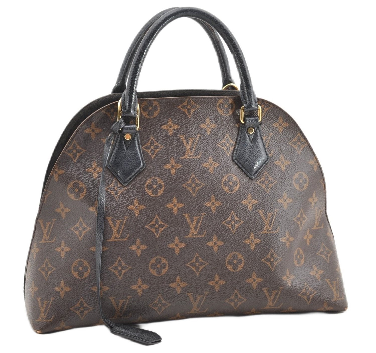 Authentic Louis Vuitton Monogram Alma Into Hand Bag Purse M41780 LV 4996F