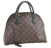 Authentic Louis Vuitton Monogram Alma Into Hand Bag Purse M41780 LV 4996F