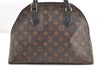 Authentic Louis Vuitton Monogram Alma Into Hand Bag Purse M41780 LV 4996F