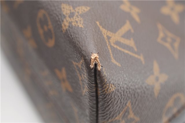 Authentic Louis Vuitton Monogram Alma Into Hand Bag Purse M41780 LV 4996F