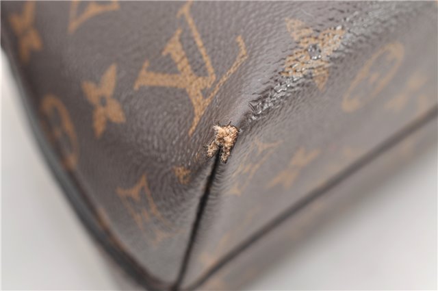 Authentic Louis Vuitton Monogram Alma Into Hand Bag Purse M41780 LV 4996F