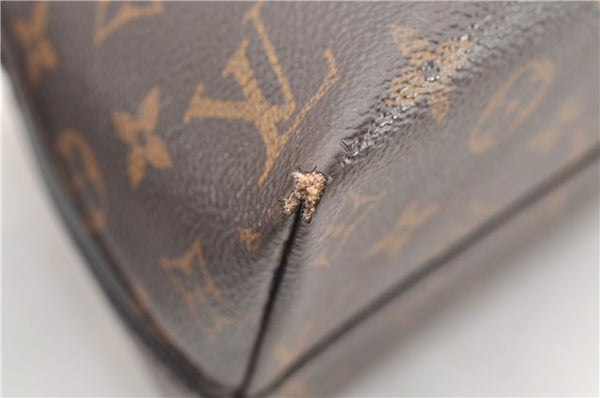 Authentic Louis Vuitton Monogram Alma Into Hand Bag Purse M41780 LV 4996F