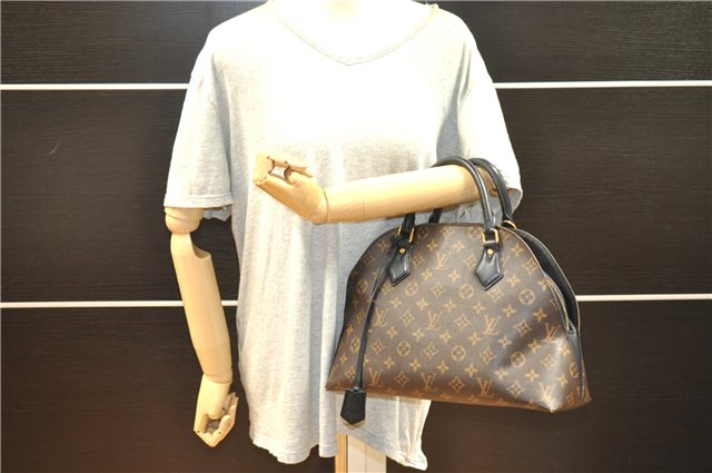 Authentic Louis Vuitton Monogram Alma Into Hand Bag Purse M41780 LV 4996F
